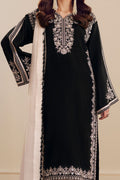 Midnight Ivory – 3pc unstitched Embroidered Lawn Suit (Inspired by Batik HB-190333)