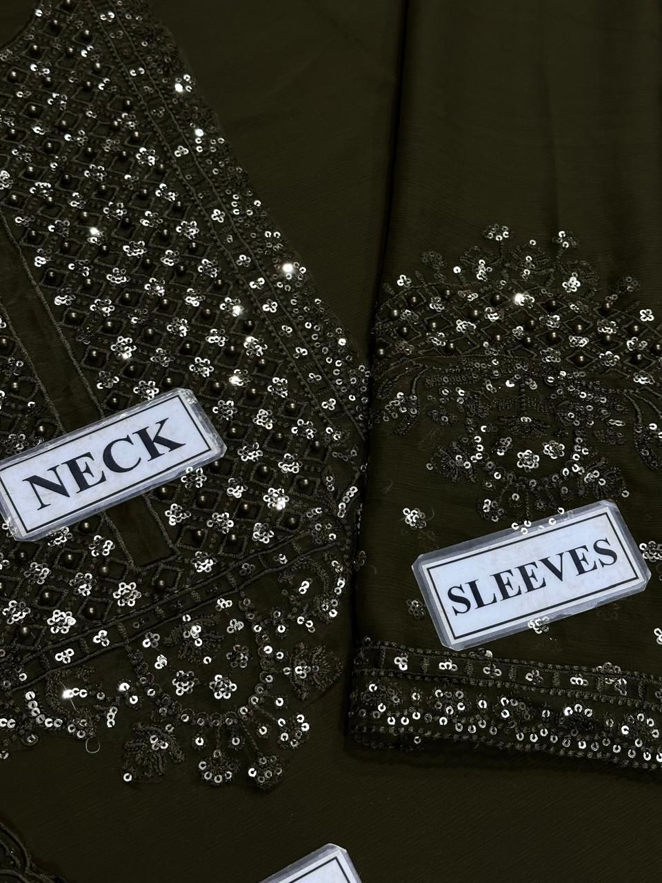 Outqlaas - Baroque Inspired Heavy Sequence Embroidered suit