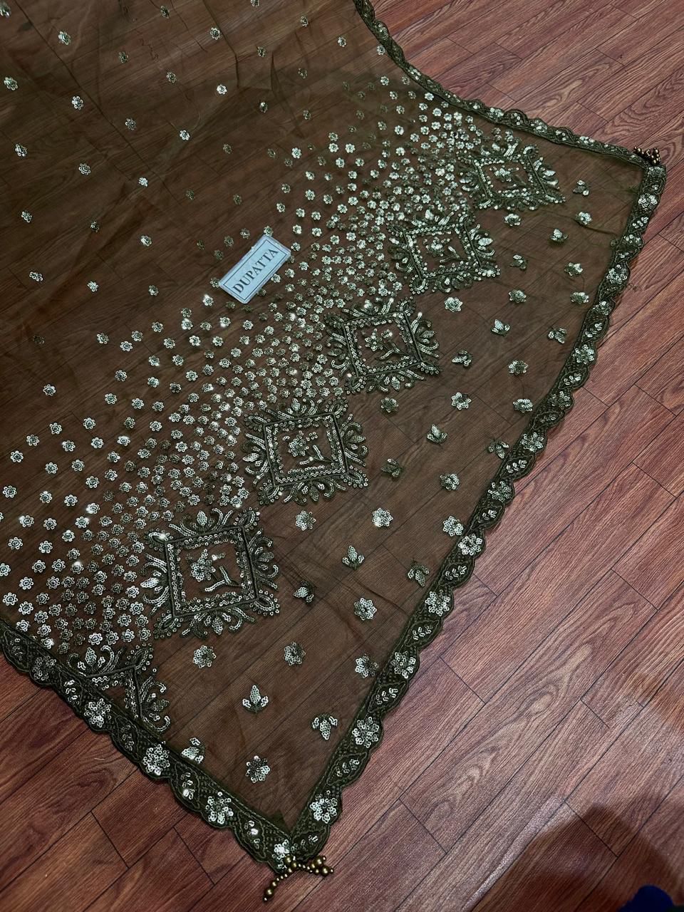 Outqlaas - Baroque Inspired Heavy Sequence Embroidered suit